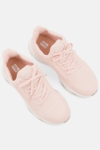 Fitflop Women Vitamin FFX Knit Lace Up Training Sports Shoes, Pink
