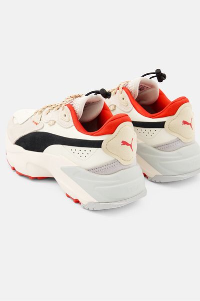Puma Women Orkid Retro Grade Lace Up Training Sports Shoes, Off White