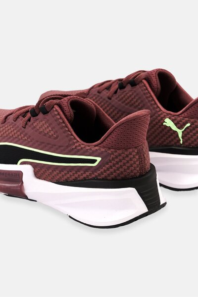 Puma Women PWR Frame Lace Up Running Shoes, Brown