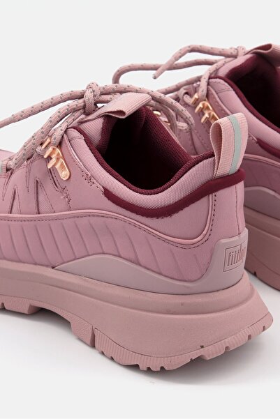 Fitflop Women Lace Up Outdoor Trainers Sport Shoes, Pink