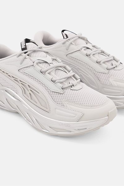 Puma Men Exotek Nitro Mirrored Lace Up Training Sports Shoes, Grey
