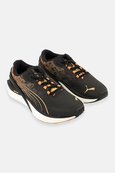 Puma Women Run Xx Nitro Safari Glam Lace Up Training Shoes, Black