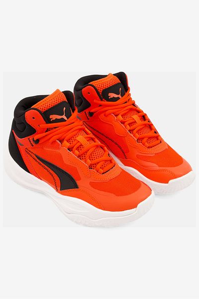 Puma 37833012 Playmaker Pro Mid Jr Kids Basketball Shoes