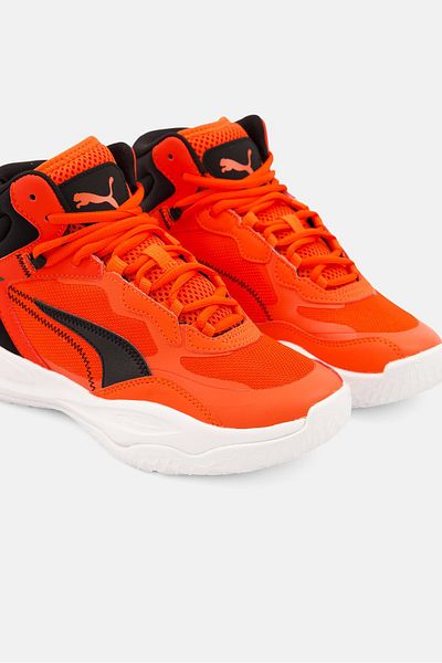 Puma 37833012 Playmaker Pro Mid Jr Kids Basketball Shoes