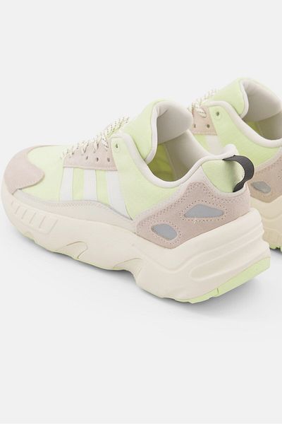 Adidas Originals Men Zx 22 Boost Lace Up Sport Shoes, Lime Green