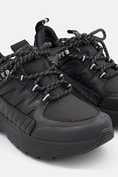 Fitflop Women Neo-D-Hyker Leather Lace Up Outdoor Shoes, Black