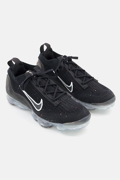 Nike Women Air Vapor Max 2021 Lace Up Training Shoes, Black