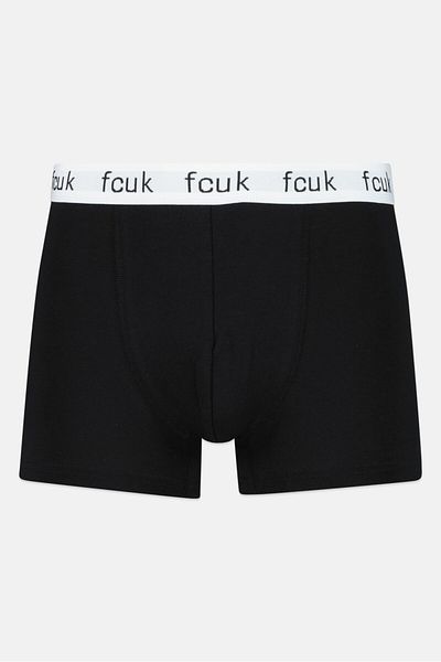 French Connection Men 3Pcs Brand Logo Boxer, Red