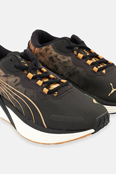 Puma Run Xx Nitro Safari Glam Siyah Kadın Koşu Ayakkabısı