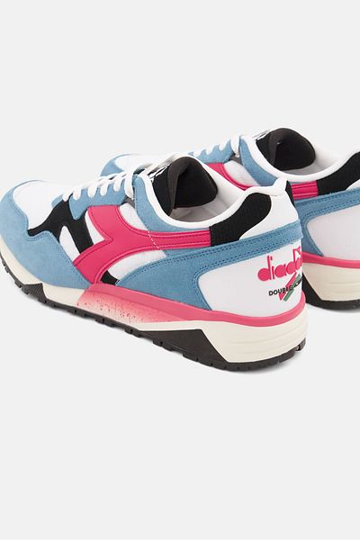 Diadora حذاء رجالي خارجي برباط، أبيض