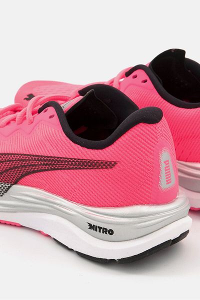 Puma حذاء تدريب Velocity Nitro 2 برباط للنساء، وردي فاتح