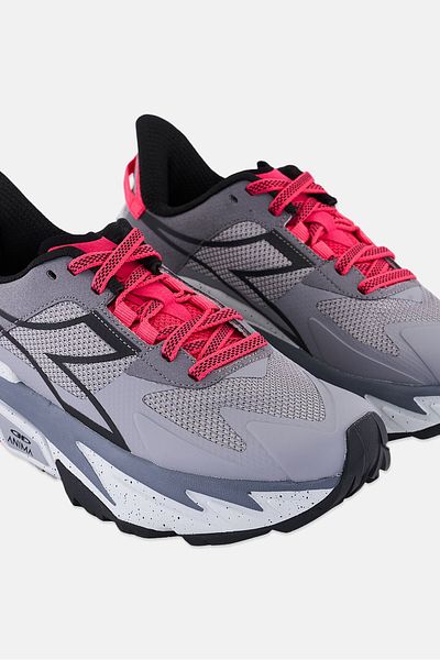 Diadora Women Equipe Wide Lace Up Training Shoes, Grey
