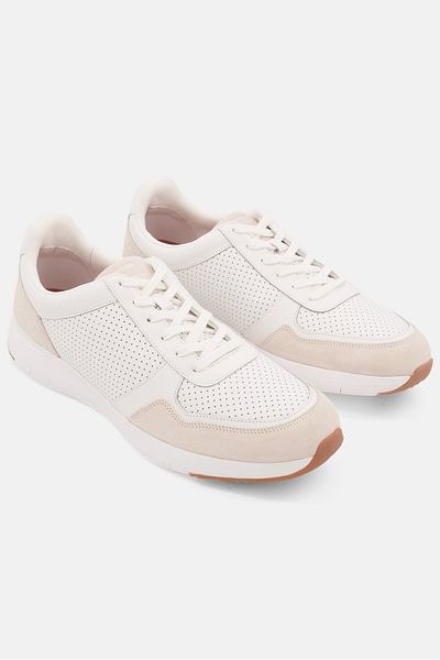 Fitflop Men Anatomiflex Lace Up Casual Shoes, White