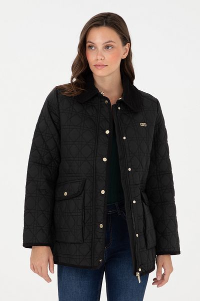 U.S. Polo Assn. Women's Black Coat 50289559 -Vr046