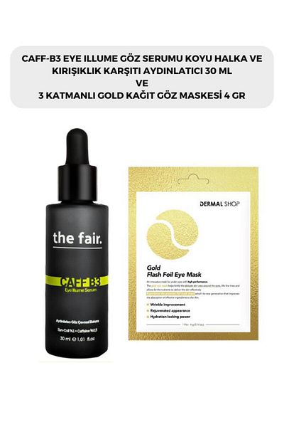 the fair. The Fair. Moisturizing Skin Care Serum and Dermal 3 Layer Gold Eye Mask 4 Gr