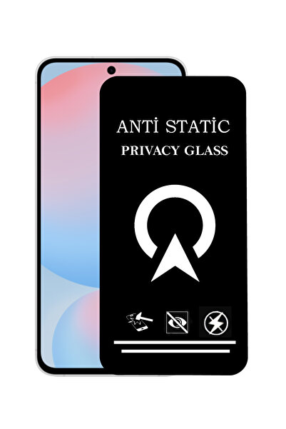 KZY İletişim Samsung Galaxy S24 Fe Tam Kaplayan Anti Statik Görünmez Safir Ek...