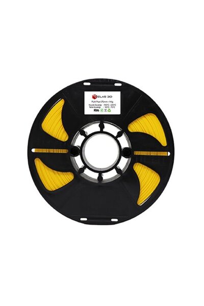 ELAS3D ELAS PLA Plus Filament Sarı 1.75mm 1kg