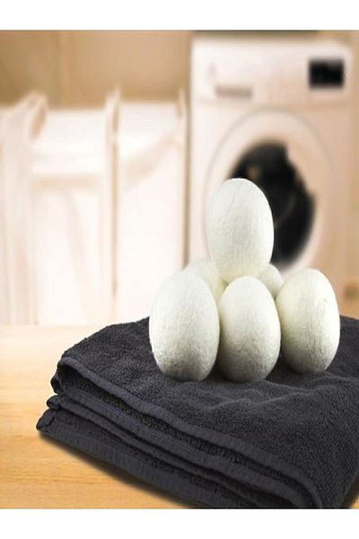 CeeF Doğal Yaşam 3 Pieces 100% Natural Merino Sheep Wool Clothes Drying Balls