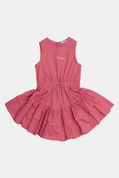 Iceberg Bg Store Κοριτσίστικο ροζ φόρεμα 23ssıvs3154