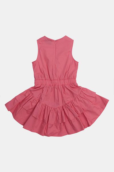 Iceberg Bg Store Κοριτσίστικο ροζ φόρεμα 23ssıvs3154