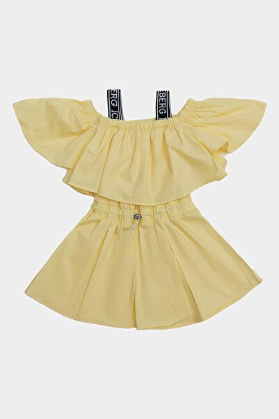 Iceberg Bg Store Girl's Yellow Dress 23ssıtu3152