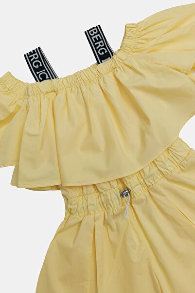 Iceberg Bg Store Girl's Yellow Dress 23ssıtu3152
