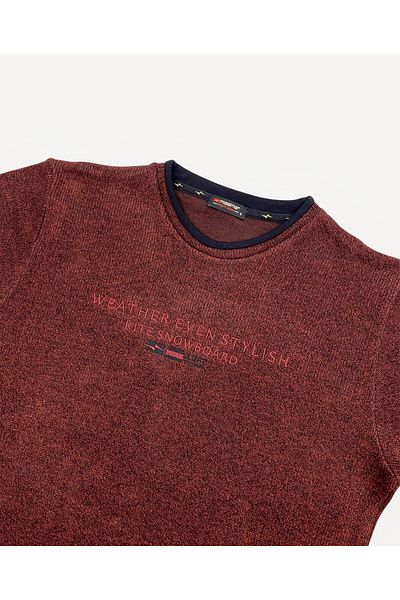 Masimar Men's Muline Thessaloniki Fabric Embroidered Regular Fit Sweatshirt