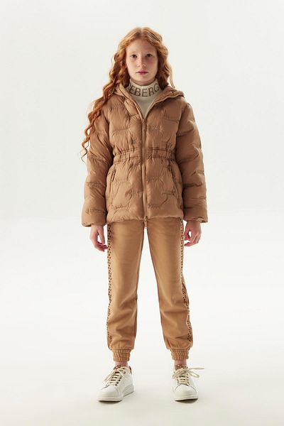 Iceberg Bg Store Κοριτσίστικο ανοιχτό καφέ παλτό