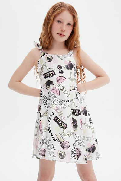 Iceberg Bg Store Girl's Colorful Dress 23ssıvs3156