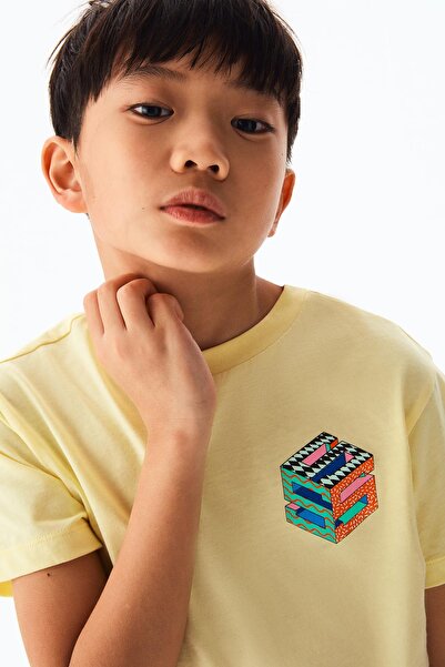 SWATSKY Bg Store Boy Yellow Tshirt 23ss0sw5513