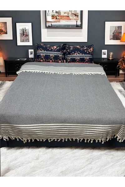 home otanticca Double Anthracite Single Pique 200X230Cm