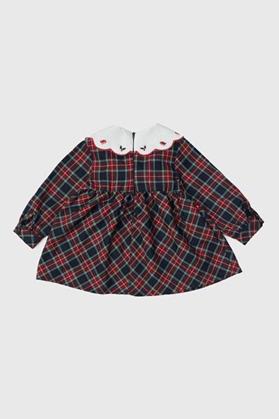 GB Baby BG Store Kız Bebek Ekose Elbise