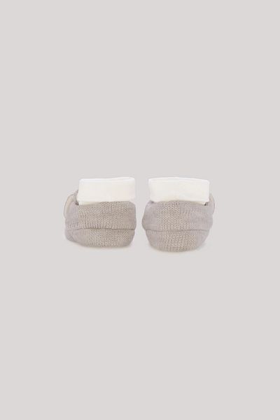 Layette Bg Store Baby Boy Ecru Booties