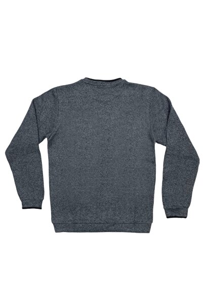 Masimar Ανδρικό φούτερ Regular Fit από ύφασμα Muline Σελανίκη με κεντημένο σχέδιο