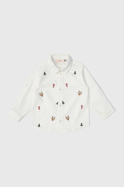 GB Baby BG Store Baby Boy Ecru Shirt