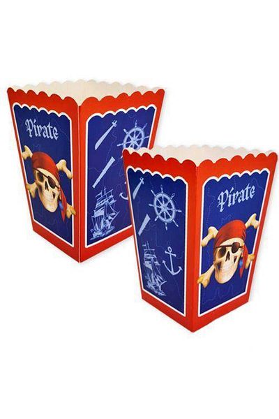 Parti Dükkanım Pirate Themed Corn Box 8 Pieces