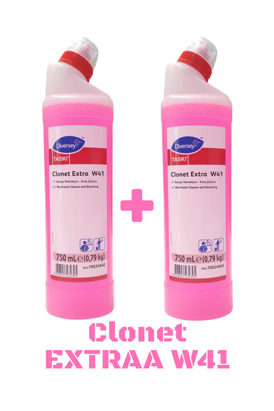 Diversey Clonet Extra W41 Kireç Sökücü,Çözücü,En Etkili Ürün,Otel Versiyonu 2...