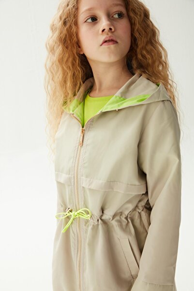 FRACOMINA Bg Store Girls Beige Αδιάβροχο