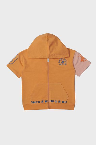Beverly Hills Polo Club Bg Store Boy's Orange Vest 23Ss2Bhb405