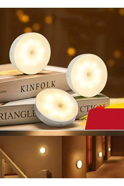 gaman 3 Adet Cata Kablosuz Led Cabınet Mıknatıslı(SENSÖRLÜ)