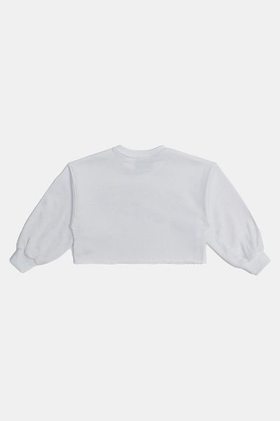 Iceberg Bg Store Γυναικεία Παιδική Λευκή Φούτερ 23ssımf3150
