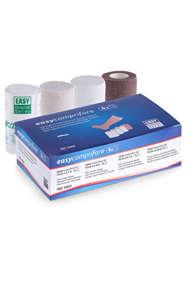 Genel Markalar Easycomprifore Dörtlü, Çok Katlı Kompresyon Bandaj Sistemi