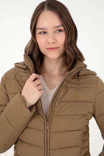 U.S. Polo Assn. Women's Khaki Coat 50289548 -Vr027