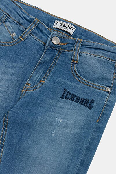 Iceberg Bg Store Erkek Çocuk Mavi Pantolon 23ssıpt3103