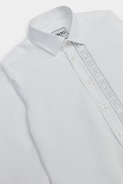 Iceberg Bg Store Αγόρι Λευκό Πουκάμισο 23ssıcm3104