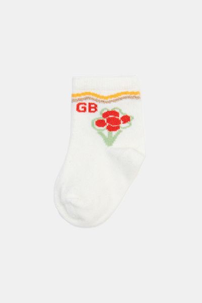 GB Baby Bg Store Baby Girl Ecru Socks 23pssbg2002
