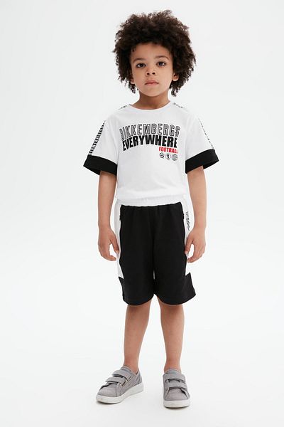 Bikkembergs Черни къси панталони Bg Store Boy 23ss0bk1548