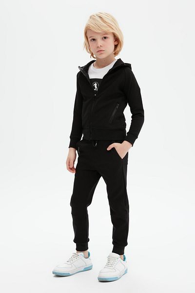 Bikkembergs Bg Store Boy Черен анцуг Топ 23ss0bk1595