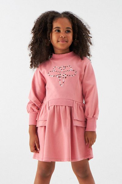 Tyess Bg Store Girl's Pink Dress 22Fw1Tj4918