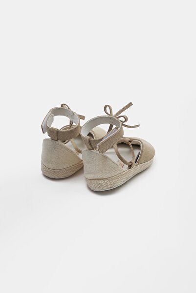 GB Baby Bg Store Baby Girl Beige Booties 23Ss2Bg2072